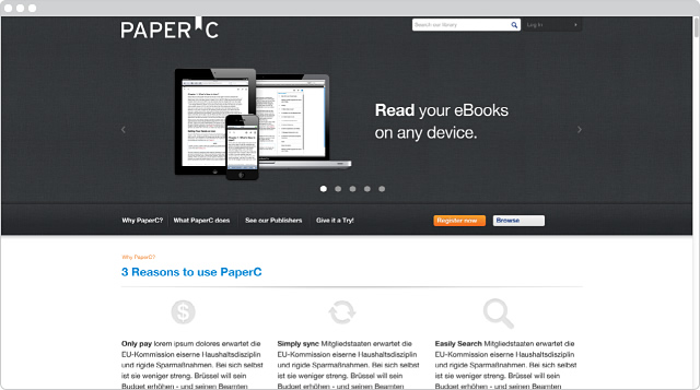 PaperC – Homepage